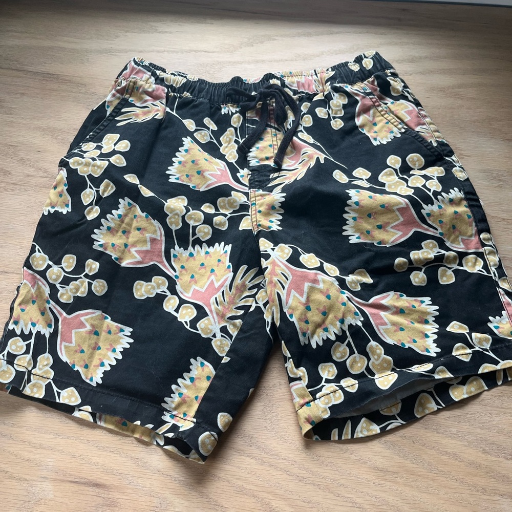 Urban Outfitters Patterned Black Shorts